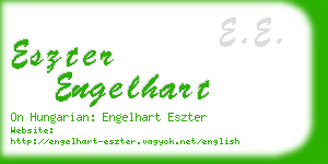 eszter engelhart business card